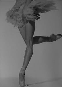 ballerina in feathers