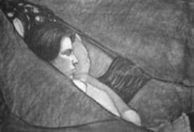sleeping woman by John Buckland Wright