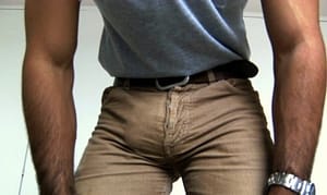 bulge in man's pants